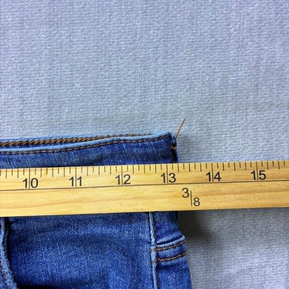 KUT From The Kloth Crop Jeans Womens 0 High Rise Straight Leg Light Wash Denim - Picture 5 of 8
